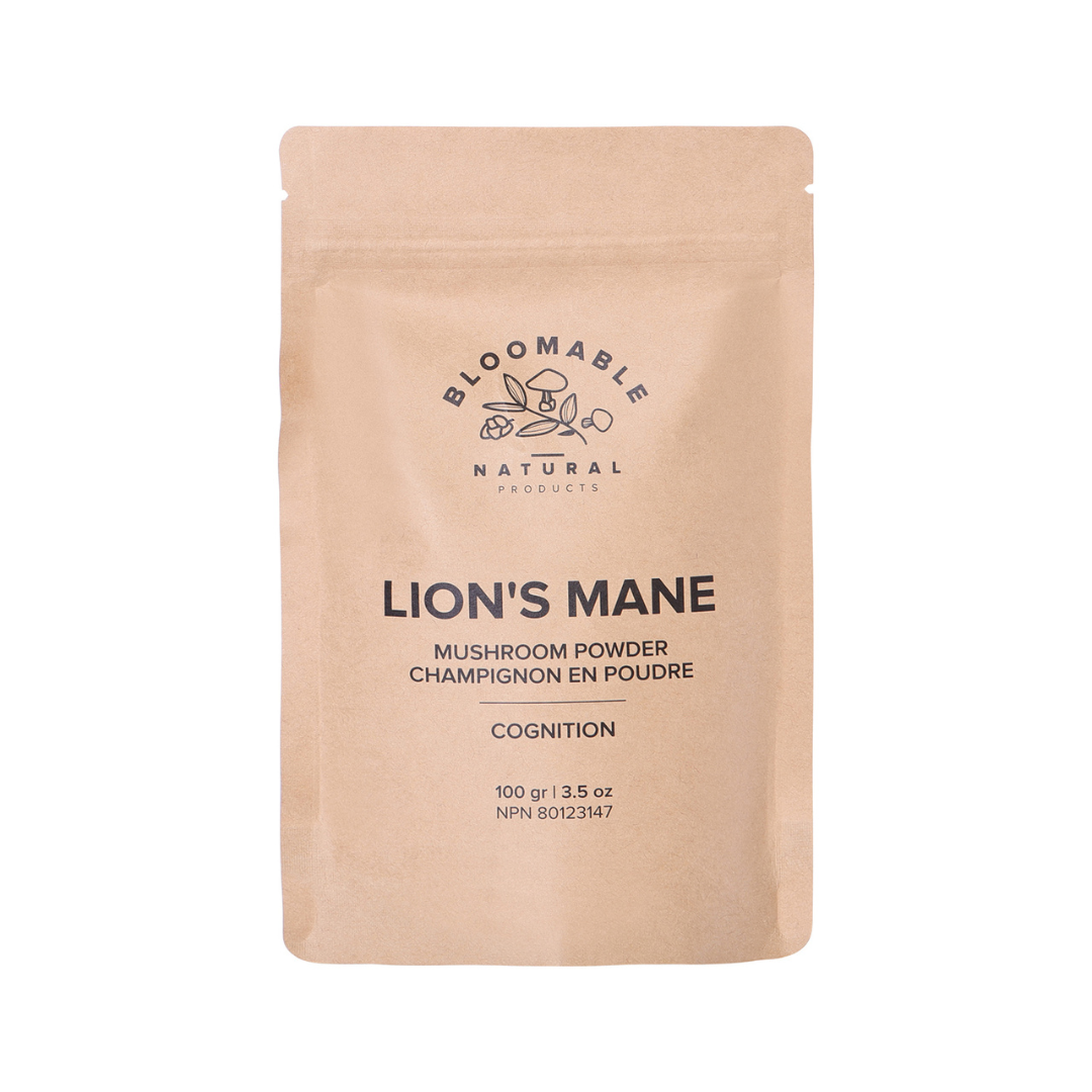 Lion's Mane Mushroom Powder (100 gr) - Bloomable Natural Products
