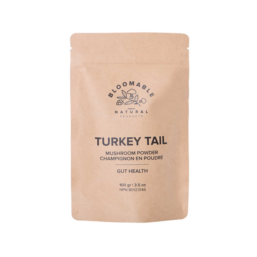 Turkey Tail Mushroom Powder (100 gr) - Bloomable Natural Products