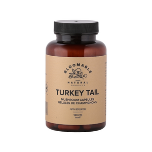 Turkey Tail Mushroom Capsules (120 Capsules) - Bloomable Natural Products